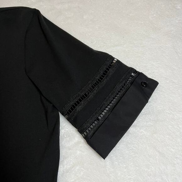 Anne Fontaine Marika Short Sleeve Button Up Shirt Size 40 (6-8) NEW Minimalist - Picture 3 of 10